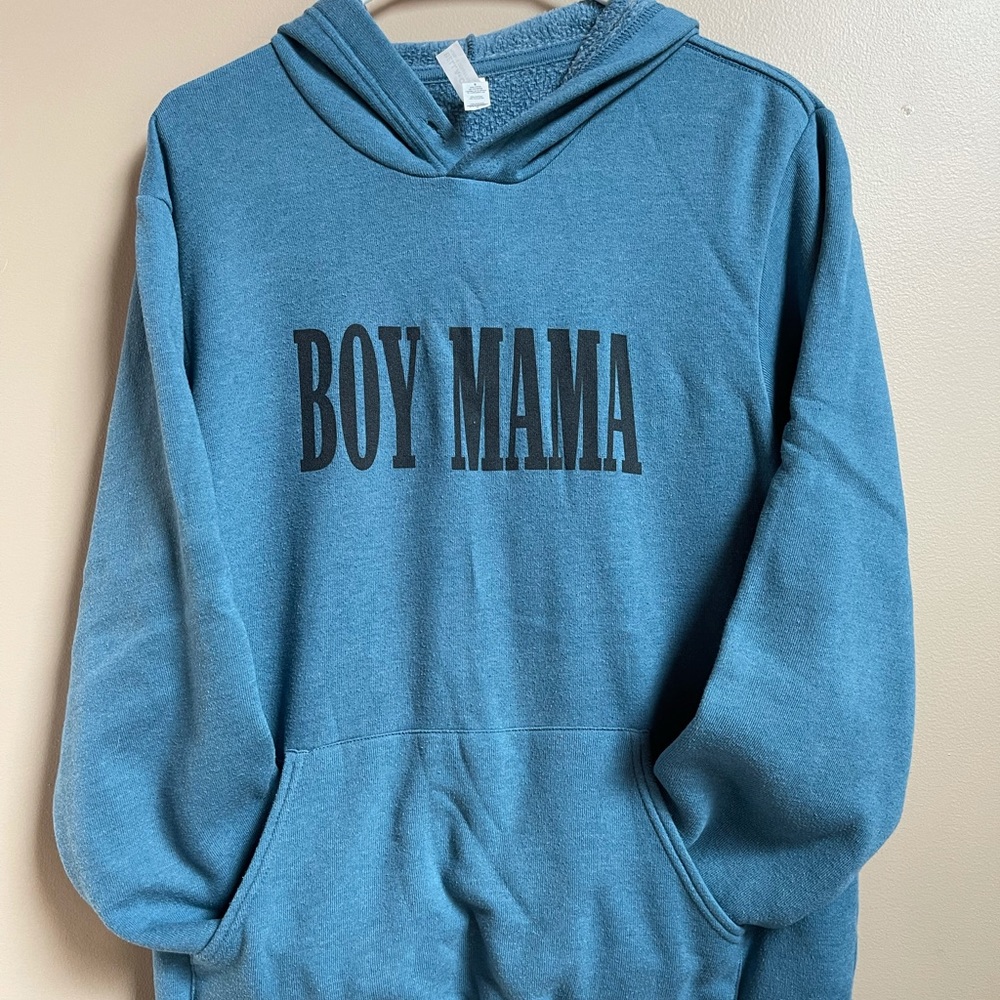 Boy Mama Graphic Hoodie - Lg